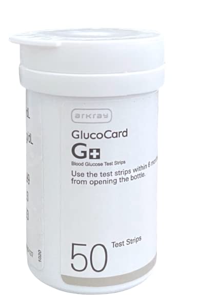 Arkray Glucocard G+ 50 Bottlepack Blood Glucose Test Strips For Glucocard G+ Glucometer Arkray Glucocard G+ 50 Bottlepack Blood Glucose Test Strips For Glucocard G+ Glucometer