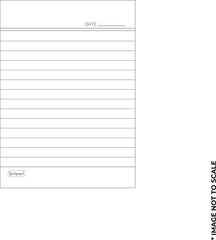 Slip Pad No. 22 Stationery, Ruled Memo Pads, 40 Sheets/80 Pages Per Pad - Ideal For Office, 20Pcs