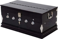 Musical Instrument Harmonium With Keyboard Cover With Lock - 39 Keys, Double Fold Bellow, 5 Stopper, Two Reeds (Bass+ Male)