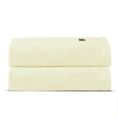 Spread Spain Bamboo Bath Towels 360 Gsm | Large Size Bamboo Bath Towel High Absorbent & Soft Bath Towel For Men & Women 2 Piece (Cream)