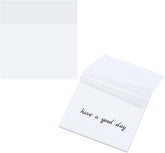 50 Sheets Transparent Sticky Notes Set 3 X 3 Inch | Material Office Stationery - Pack Of 1 Pcs