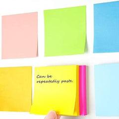 Self Sticky Note - Pack Of 5 Color X 400 Sheets | Suitable For Reading, Study, Office, School