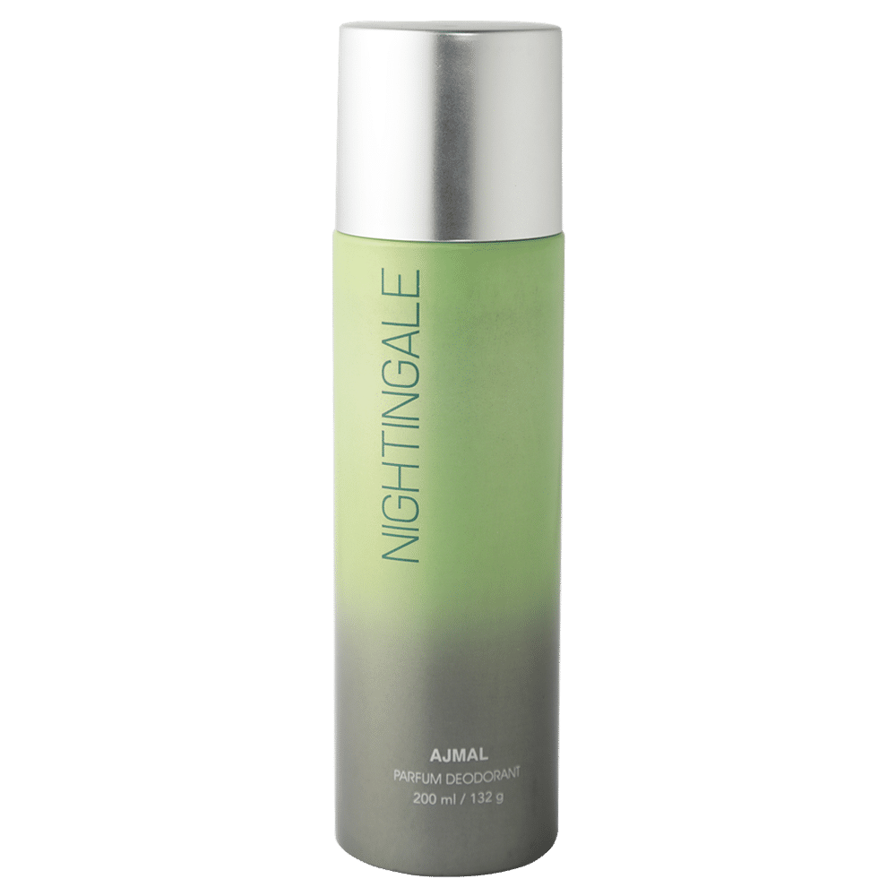 Ajmal Nightingale Deodorant Pack Of 2 200ml 6.7 Fl.oz. & Aretha Eau De Parfum 50ml 1.6 Fl.oz. Combo Of 3 | For Unisex Ajmal Nightingale Deodorant Pack Of 2 200ml 6.7 Fl.oz. & Aretha Eau De Parfum 50ml 1.6 Fl.oz. Combo Of 3 | For Unisex