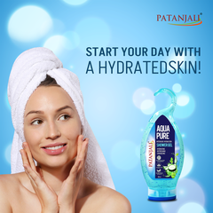 Patanjali Shower Gel(Aqua Pure), With Cleanse Deeply & Provide Intensive Hydration, 500ml