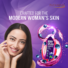 Patanjali Shower Gel(Berry Splash), With Cleanse Gently & Leaves Skin Soft, 500ml