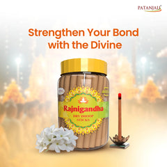 Patanjali Aastha Rajnigandha Dry Dhoop Stick, With Soothing & Long Lasting | 200gm