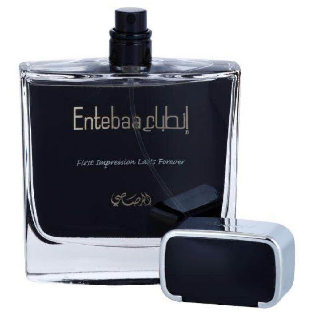 Rasasi Entebaa Pour Homme Eau De Parfum 100ml 3.4 Fl.oz. Men Fragrance | First Impression Lasts Forever Rasasi Entebaa Pour Homme Eau De Parfum 100ml 3.4 Fl.oz. Men Fragrance | First Impression Lasts Forever