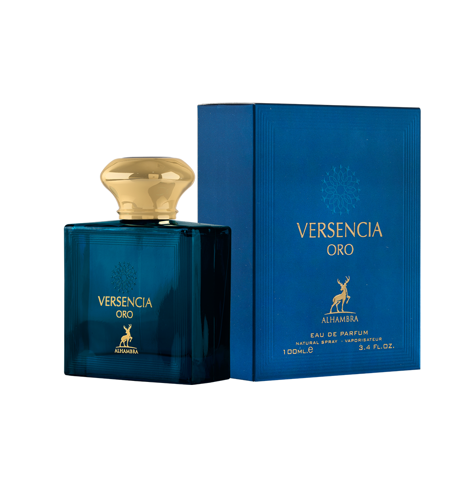 VERSENCIA ORO BY MAISON ALHAMBRA EAU DE PARFUM 100ML 3.4 FL.OZ. FOR UNISEX VERSENCIA ORO BY MAISON ALHAMBRA EAU DE PARFUM 100ML 3.4 FL.OZ. FOR UNISEX