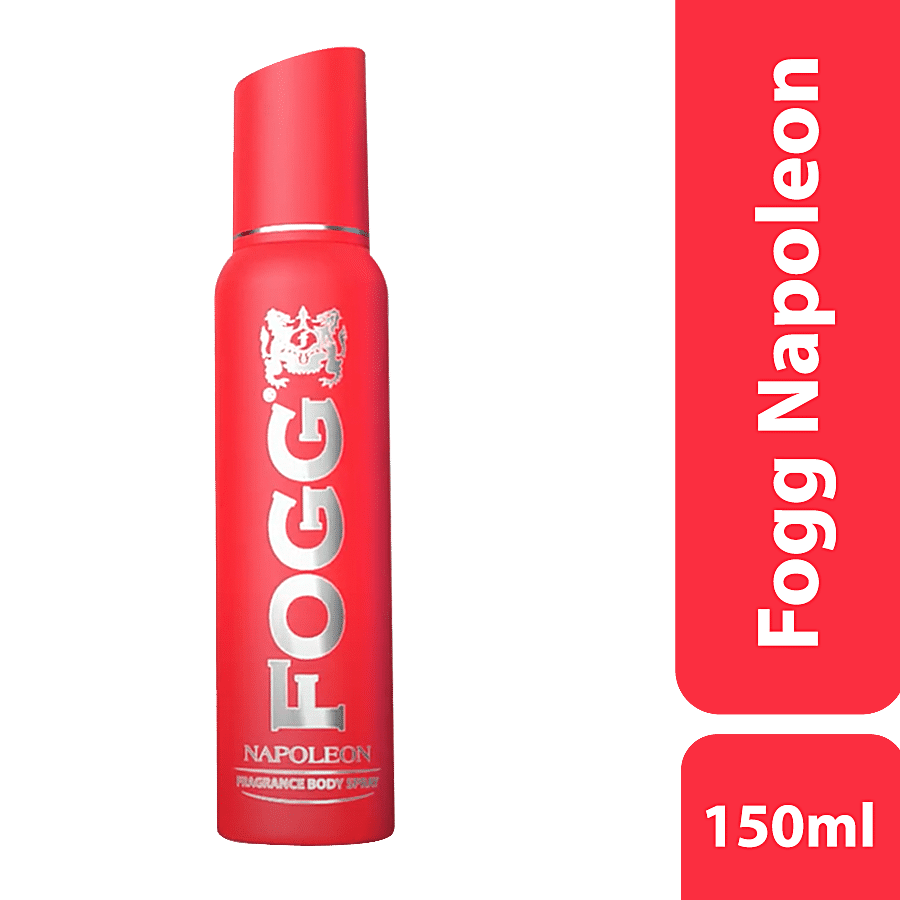 Fogg Napoleon Body Spray For Men & Essence Fragrance Body Spray For Women | 150ml Each 5 Fl.oz. | No Gas Deodorant Fogg Napoleon Body Spray For Men & Essence Fragrance Body Spray For Women | 150ml Each 5 Fl.oz. | No Gas Deodorant