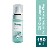 Himalaya Oil Clear Lemon Foaming Face Wash, Soap-Free Formulation That Gently Cleanses Your Face & Removes Excess Oil | 150ml