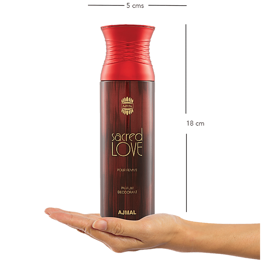 Ajmal Aurum Femme & Sacred Love Deodorant 200ml 6.7 Fl.oz. Each X2 And Aretha Eau De Parfume 50ml 1.6 Fl.oz. For Women Ajmal Aurum Femme & Sacred Love Deodorant 200ml 6.7 Fl.oz. Each X2 And Aretha Eau De Parfume 50ml 1.6 Fl.oz. For Women