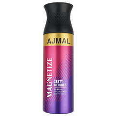 Ajmal Magnetize & Nightingale Deodrant 200ml 6.7 Fl.oz. + Yearn Eau De Parfum 50ml 1.6 Fl.oz. For Unisex | Combo Of 3