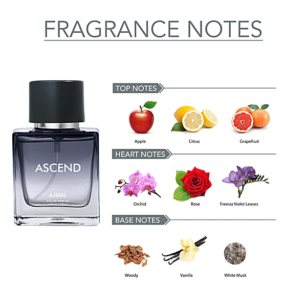 Ajmal Ascend Eau De Parfum 50ml 1.6 Fl.oz. & Emulse Deodorant 150ml 5 Fl.oz. Party Wear Gift For Men And Women | Pack Of 2 Ajmal Ascend Eau De Parfum 50ml 1.6 Fl.oz. & Emulse Deodorant 150ml 5 Fl.oz. Party Wear Gift For Men And Women | Pack Of 2