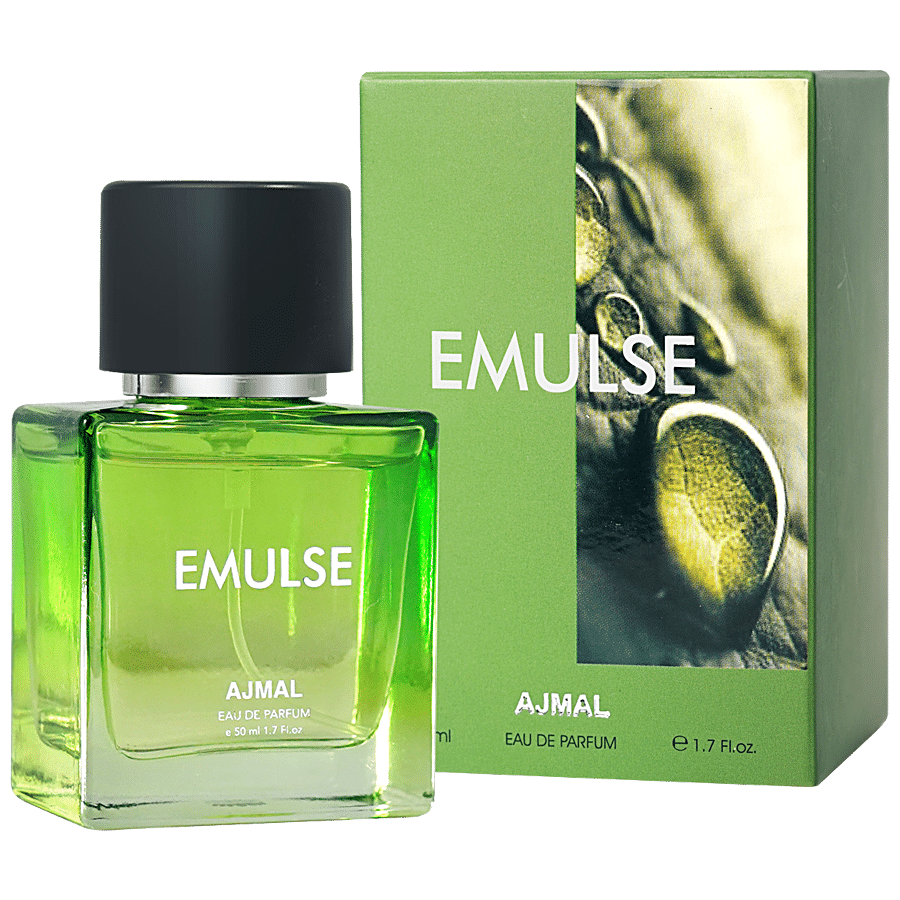 Ajmal Emulse Eau De Parfum 50ml 1.6 Fl.oz. & Aretha Deodorant 150ml 5 Fl.oz. Party Wear Gift For Men And Women | Pack Of 2 Ajmal Emulse Eau De Parfum 50ml 1.6 Fl.oz. & Aretha Deodorant 150ml 5 Fl.oz. Party Wear Gift For Men And Women | Pack Of 2