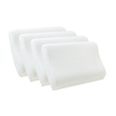 Cervical Pillow, For Neck Pain & Shoulder Pain Relief, White - King Size | Memory Foam Pillow For Sleeping, Orthopedic Contour Pillow For Spondylitis | Neck Support, Medical Pillow - Pack Of 4