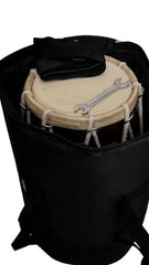 Sheesham Wooden Dholak Bolt Tuned - Brown Color | Perfectly Symmetric Round Dholak - Professional Studio Recording Style Dholak