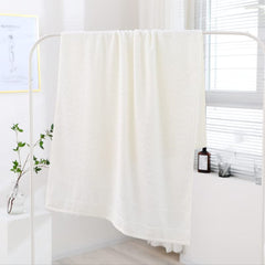 Spread Spain Cotton Small Hand Towel 200 Gsm | Ultra Soft Super Absorbent & Antibacterial Bath Towel (White)