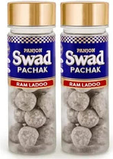 Panjon Swad Imli Ram Laddoo Mukhwas 260gm, (130gm *2 Bottles) | Digestive Mouth Freshener