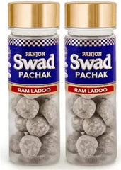 Panjon Swad Imli Ram Laddoo Mukhwas 260gm, (130gm *2 Bottles) | Digestive Mouth Freshener