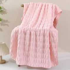 HomeCloud Korean Bath & Face Towel 400 Gsm | Plush Soft & Luxury Towel Set With Hanging Loop | 3x Softer Than Cotton Towels | Set Of 2 (Pink)