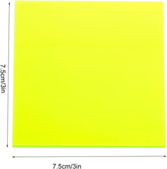 Sticky Notes Pad, Waterproof & Repositionable Sticky Notes, Multicolor - 3 X 3 Inch, Pack Of 5