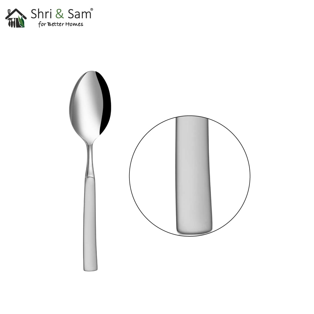 Stainless Steel Jewel Cutlery Set Of 6 Pieces, Silver | Jewel Tea Spoon Set - Easy To Clean & Dishwasher Safe Stainless Steel Jewel Cutlery Set Of 6 Pieces, Silver | Jewel Tea Spoon Set - Easy To Clean & Dishwasher Safe
