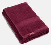 Jockey Cotton T101 Ultrasoft & Durable Terry Bath Towel 500 Gsm (Burgundy)