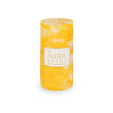 VANILLA CHUNK HIGHLY FRAGRANCE PILLAR CANDLE 6 INCH | 65 HOURS HOME DECOR CANDLE