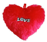 Soft Decorative Heart Shape Cushion Pillow, Valentine's Day Gift, Red Color | Heart Shape Cushion Pillow, For Girlfriend, Boyfriend, Couples, Gift Pillow, Adjustable Pillow - Pack Of 1