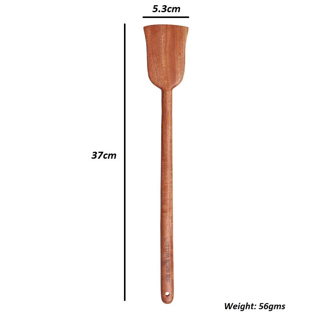 Brown Neem Wood Compact Flip, Spatula, Ladle For Cooking Dosa, Roti, Chapati | Kitchen Tools - No Harmful Polish, Naturally Non-Stick | Handmade Set Of 5 Brown Neem Wood Compact Flip, Spatula, Ladle For Cooking Dosa, Roti, Chapati | Kitchen Tools - No Harmful Polish, Naturally Non-Stick | Handmade Set Of 5