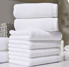 Sanjeev Textiles Hotel White Color Super Soft 100% Cotton Full Size Quick Absorption & Faster Drying Towel Luxury Bath Towel 760 Gsm