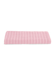 Welspun 2 In-1 100% Cotton 400 Gsm Bath Towel (Parfait Pink)