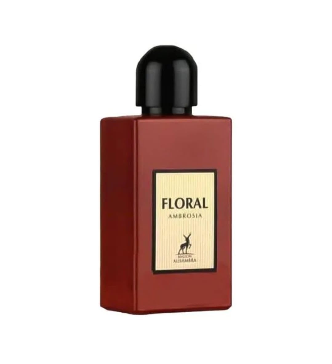 FLORAL AMBROSIA BY MAISON ALHAMBRA EAU DE PARFUM FOR MEN & WOMEN 100ML 3.4 FL.OZ. FLORAL AMBROSIA BY MAISON ALHAMBRA EAU DE PARFUM FOR MEN & WOMEN 100ML 3.4 FL.OZ.