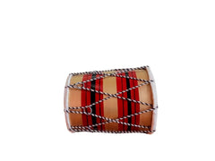 Premium Mini Dholak For Kids - Multicolor | Perfectly Symmetric Round Dholak - Dholak For Festival, Wedding, Satsang | Very Easy To Tune, Best Toy For Kids