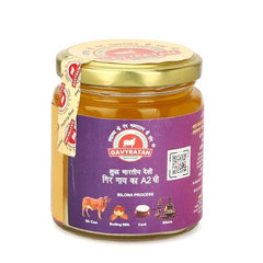 100% Natural Desi Ghee By Gavyratan | High In Protein Fiber Healthy Desi Ghee Good For Cooking | 800ml (200ml * 4) 27.0 Ounce | Jar Pack