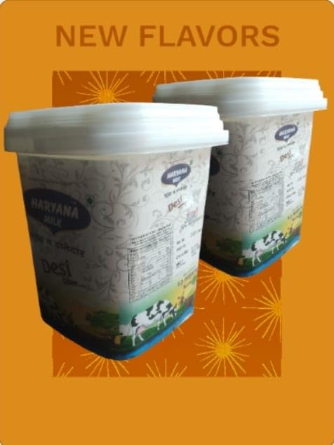 Pure Sudh Desi Ghee By Haryana Milk | Homemade & Fresh Prepared Using Traditional Method Sudh Desi Ghee | (2 Litr) 67.6 Ounce | Bucket Pure Sudh Desi Ghee By Haryana Milk | Homemade & Fresh Prepared Using Traditional Method Sudh Desi Ghee | (2 Litr) 67.6 Ounce | Bucket