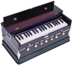 Musical Instruments Harmonium - 7 Stopper, 3 1/4 Octave, Two Reeds (Base- Male), 39 Keys, Instant Response Keyboard | Tuning A440 Standard Pitch - Two Side Carry Handles