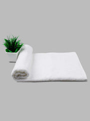 Ramraj Cotton Soft & Absorbent Terry Bath Towel 450 Gsm (White)