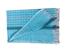 Ayus Cotton Bath Towel 600 Gsm (Lavender, Red, Sky & Blue)- Set Of 3