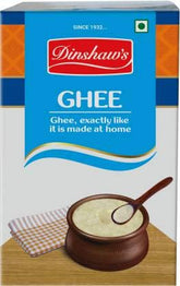 Natural Premium Desi Ghee By Dinshaw'S | Delicious & Nutrients Healthy Desi Ghee Good For Digestive Health | (1 Litre) 33.8 Ounce | Jar Pack