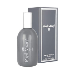 Royal Mirage II Grey Eau De Toilette Spray 120ml 4.0 Fl.oz. Alcohol Free | Men Fragrance