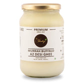 Pure Murrah Buffalo A2 Desi Ghee By Shahji | High In Protein Fiber & Nutrients Healthy Desi Ghee For Bakes Cookies | (500ml) 16.9 Ounce | Jar Pack