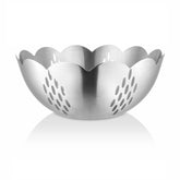 Silver Stainless Steel Nifty Solid Fruit Basket, 200ml | Easy To Clean & Dishwasher Safe