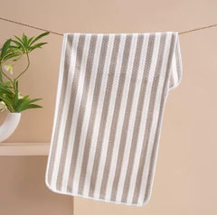 Homecloud Ultra Soft Bath & Face Towel 400 Gsm | 3x Softer Than Cotton Towels Highly Absorbent & Ultra Fast Dry Perfect For Home, Pool, Spa & Gym | Set Of 2 (Beige)