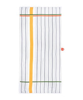 Thirsty Towel By Doctor Towels Bamboo Bath Towel 460 Gsm | Just Stripes Design | Herringbone Weave Fabric (Multicolor)