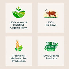 100% Pure A2 Gir Cow Ghee By Girorganic | Rich In Nutrients Healthy & Protein Fiber Pure Desi Ghee Perfect For Diets | (100ml) 3.3 Ounce | Jar Pack