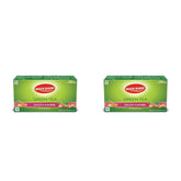 Wagh Bakri Shudh Kahwa Green Tea With Rock Salt - Pack Of 2 X 25 Enveloped Tea Bags | Naturally Rich In Antioxidants - Caffeine Free