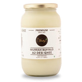 Pure Murrah Buffalo A2 Desi Ghee By Shahji | High In Protein Fiber & Nutrients Healthy Desi Ghee For Improves Digestion | (1 Litr) 33.8 Ounce | Jar Pack