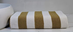 Sharan Elegance Dry Ultra Soft Pure Cotton 500 Gsm Jumbo Size Terry Towel - Set Of 4 (Brown)