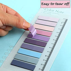 10 Color Book Tabs With 4 Colors Highlighting Stripes, Easy To Stick, Combo - 360 Pieces